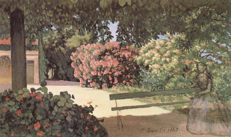 Frederic Bazille The Terrace at Meric Germany oil painting art